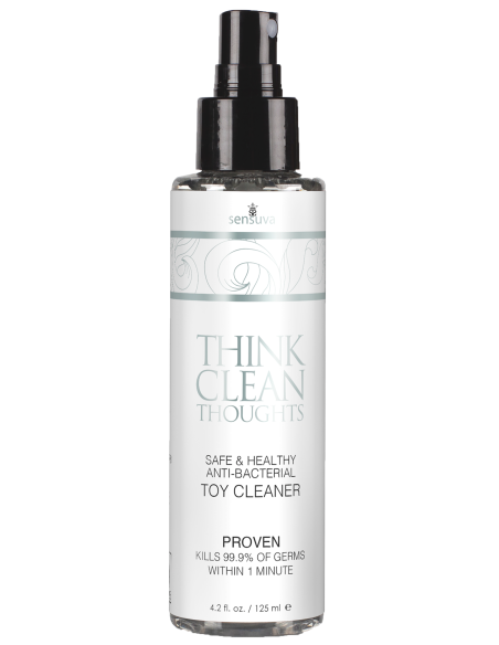 SENSUVA THINK CLEAN THOUGHTS ANTI BACTERIAL TOY CLEANER 125ML