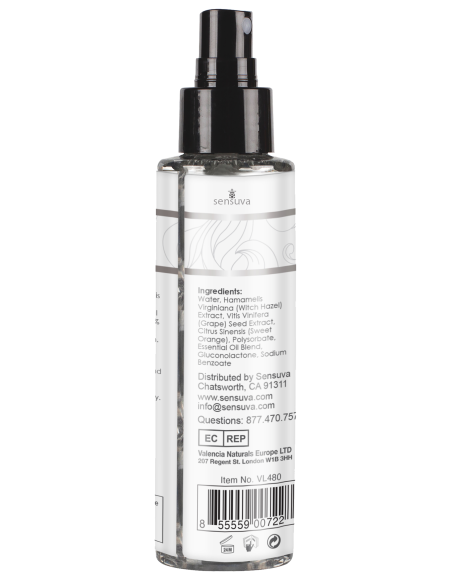 SENSUVA THINK CLEAN THOUGHTS LIMPIADOR DE JUGUETES ANTIBACTERIANO 125ML