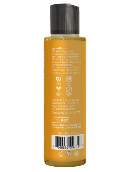 SENSUVA SIZZLE LIPS WARMING GEL BUTTER RUM 125ML