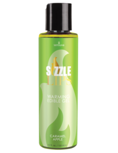 SENSUVA GEL CÁLIDO SIZZLE LIPS CARAMELO MANZANA 125ML