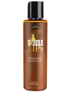 SENSUVA GEL CALIENTE SIZZLE LIPS CARAMELO SALADO 125ML
