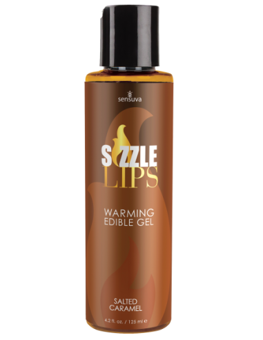 SENSUVA GEL CALIENTE SIZZLE LIPS CARAMELO SALADO 125ML