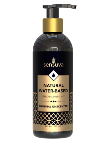 SENSUVA NATURAL WATER-BASED PERSONAL LUBRICANT ORIGINAL UNFLAVORED 125ML