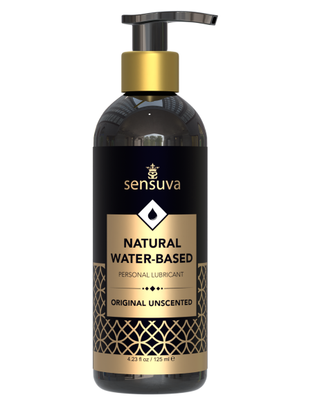 SENSUVA NATURAL WATER-BASED PERSONAL LUBRICANT ORIGINAL UNFLAVORED 125ML