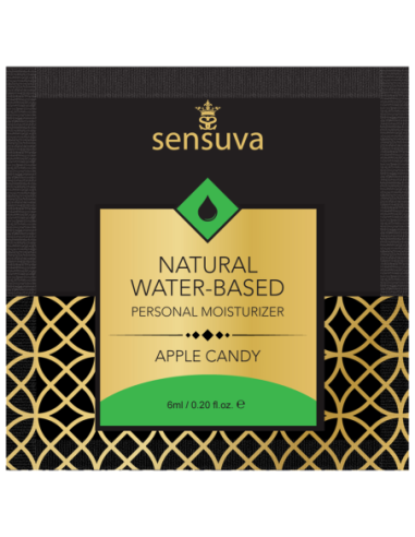 SENSUVA NATURAL WATER-BASED PERSONAL LUBRICANT APPLE CANDY 6 ML