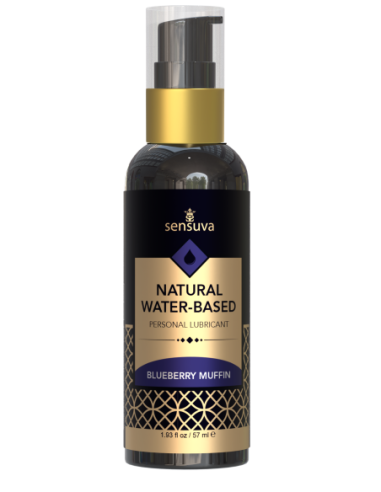 SENSUVA NATURAL WATER-BASED PERSONAL LUBRICANT BLUEBERRY MUFFIN 57ML