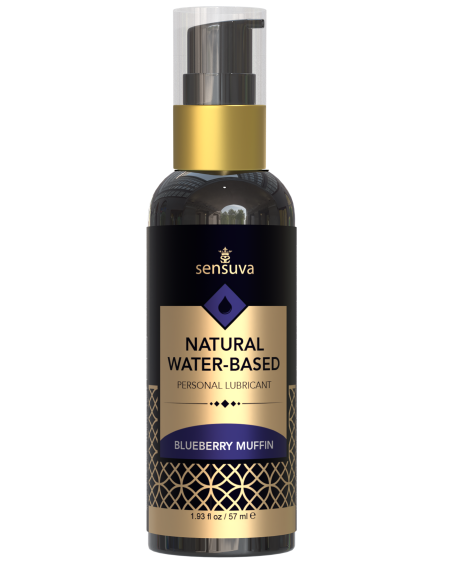 SENSUVA NATURAL WATER-BASED PERSONAL LUBRICANT BLUEBERRY MUFFIN 57ML