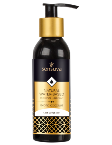 SENSUVA LUBRICANTE PERSONAL NATURAL A BASE DE AGUA COCO EXÓTICO 125ML