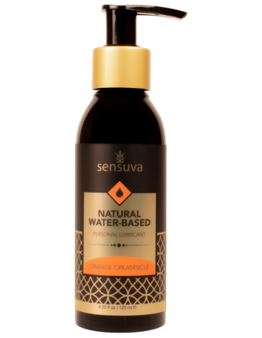 SENSUVA NATURAL WATER-BASED PERSONAL LUBRICANT ORANGE CREAMSICLE 125ML