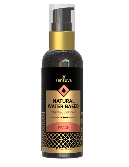 SENSUVA NATURAL WATER-BASED PERSONAL LUBRICANT PEACH  57ML