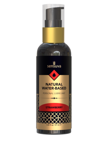 SENSUVA NATURAL WATER-BASED PERSONAL LUBRICANT STRAWBERRY 57ML