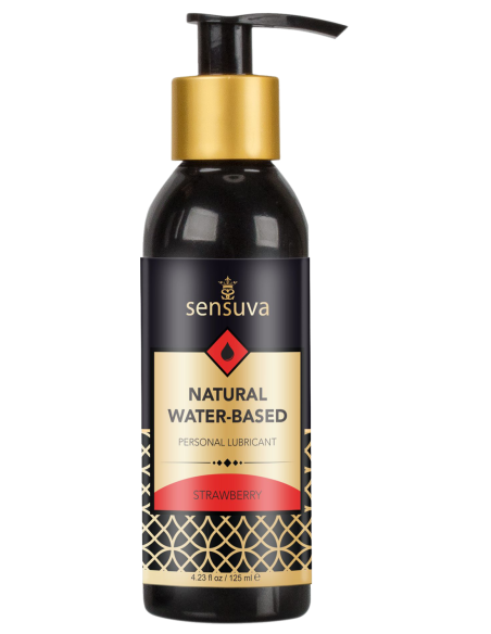 SENSUVA NATURAL WATER-BASED PERSONAL LUBRICANT STRAWBERRY 125ML