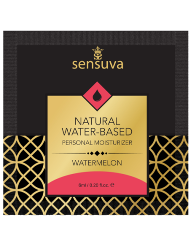 SENSUVA LUBRICANTE PERSONAL NATURAL A BASE DE AGUA SANDÍA 6 ML