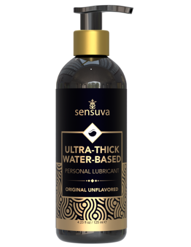 SENSUVA LUBRICANTE PERSONAL ULTRAESPESO A BASE DE AGUA ORIGINAL SIN SABOR 125ML