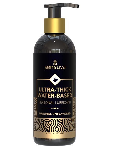 SENSUVA ULTRA–THICK WATER-BASED PERSONAL LUBRICANT ORIGINAL UNFLAVORED 125ML
