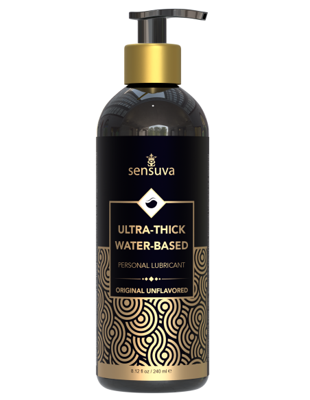 SENSUVA ULTRA–THICK WATER-BASED PERSONAL LUBRICANT ORIGINAL UNFLAVORED 240ML
