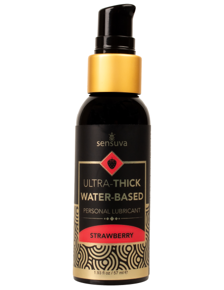 SENSUVA LUBRICANTE PERSONAL ULTRAESPESO A BASE DE AGUA FRESA 57ML