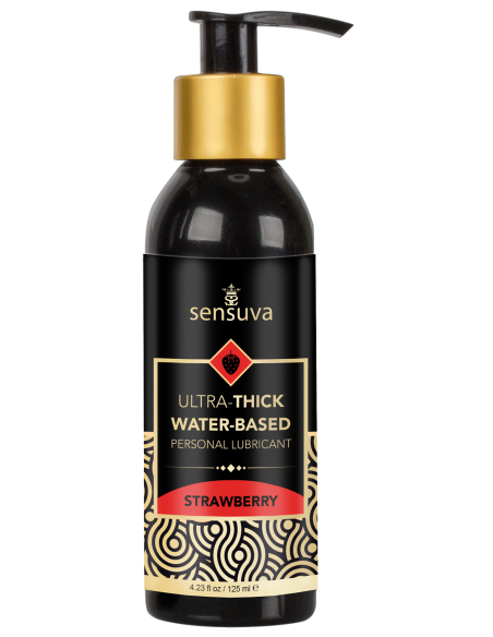 SENSUVA LUBRICANTE PERSONAL ULTRAESPESO A BASE DE AGUA FRESA 125ML