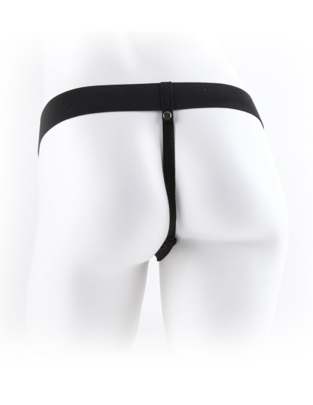 FETICHE FANTASY SERIES 7 PULGADAS CORREA HUECA CON BOLAS DE LUZ