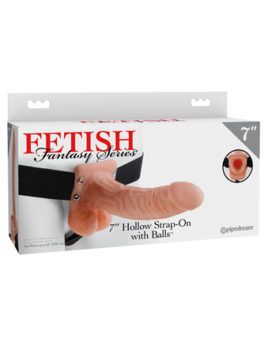 FETISH FANTASY SERIES 7 INCH HOLLOW STRAP-ON...