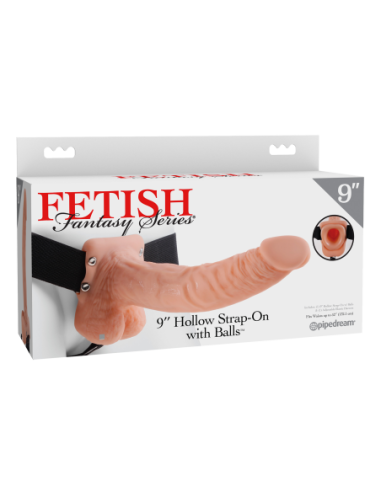 FETISH FANTASY SERIES 9 PULGADAS CORREA HUECA...