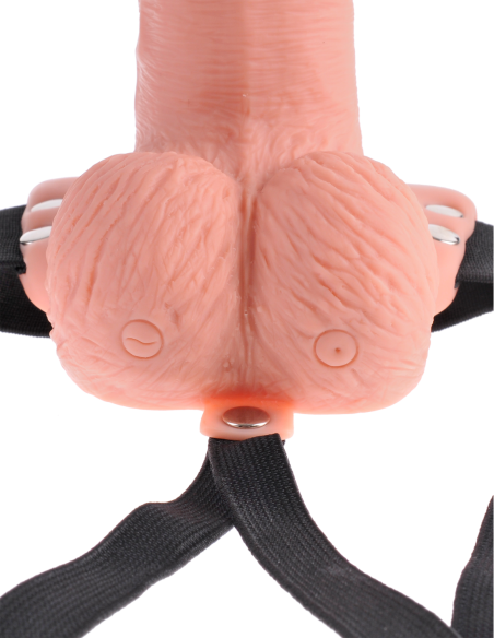 FETICHE FANTASY SERIES CORREA HUECA DE 6 PULGADAS CON LUZ REMOTA