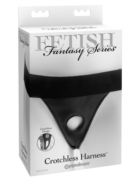 FETISH FANTASY SERIES CROTCHLESS HARNESS BLACK