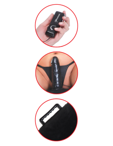 FETICHE SERIE DE FANTASÍA INFLABLE LUV LOG NEGRO