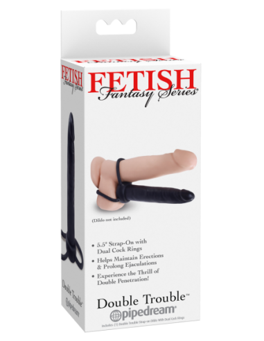 SERIE DE FANTASÍA FETICHISTA DOBLE PROBLEMA NEGRO