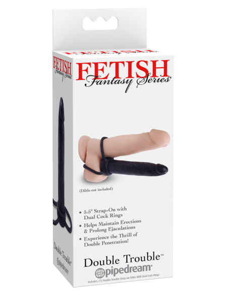 SERIE DE FANTASÍA FETICHISTA DOBLE PROBLEMA NEGRO