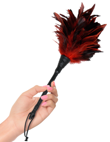 SERIE DE FANTASÍA FETICHISTA PLUMERO JUGUETÓN ROJO