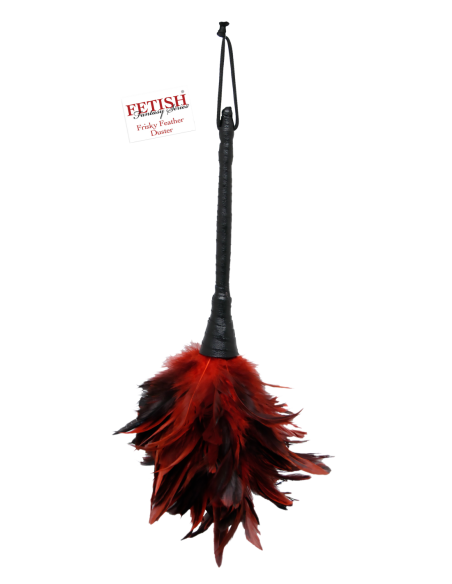 SERIE DE FANTASÍA FETICHISTA PLUMERO JUGUETÓN ROJO