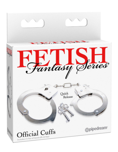FETISH FANTASY SERIES OFFICIAL HANDCUFFS SILVER
