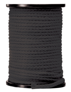 FETICHE FANTASY SERIES CUERDA BONDAGE 200 PIES NEGRO