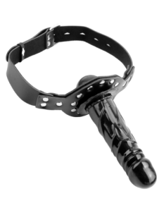 FETISH FANTASY SERIES DELUXE BALL GAG WITH DILDO BLACK 2