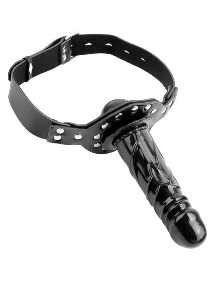 FETISH FANTASY SERIES DELUXE BALL MORDAZA CON CONSOLADOR NEGRO