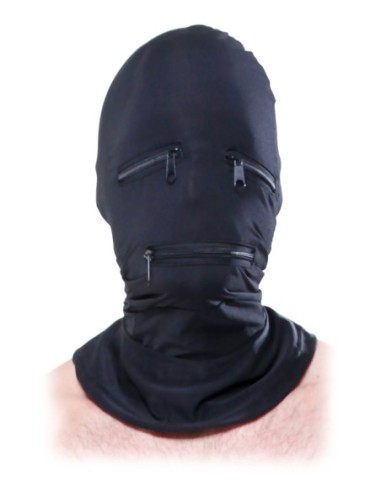 FETISH FANTASY SERIES ZIPPER FACE HOOD BLACK