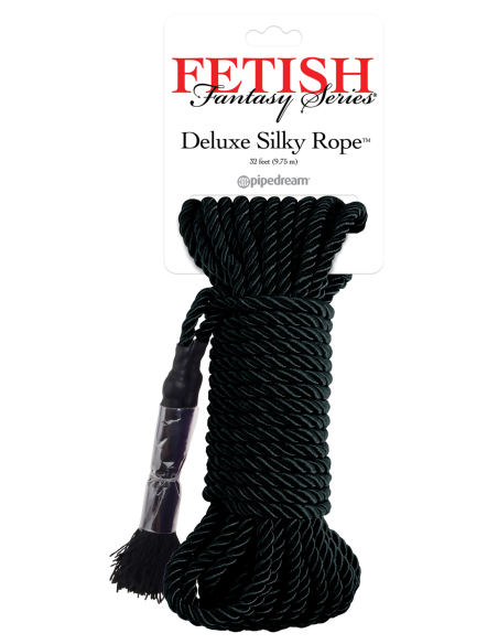 FETISH FANTASY SERIES DELUXE SILK ROPE BLACK