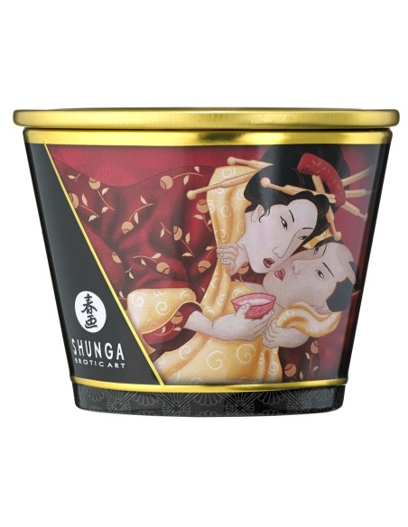 VELA DE MASAJE VINO ESPUMOSO FRESA 170 ML