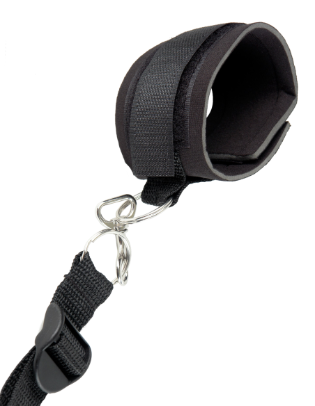 FETISH FANTASY SERIES LIMITED EDITION WRAPAROUND MATTRESS RESTRAINTS BLACK