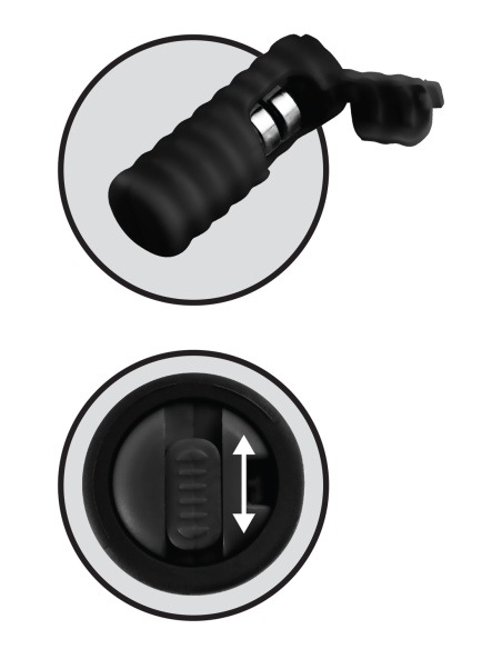 FETISH FANTASY SERIES LIMITED EDITION VIBRATING SILICONE NIPPLE LASSOS BLACK