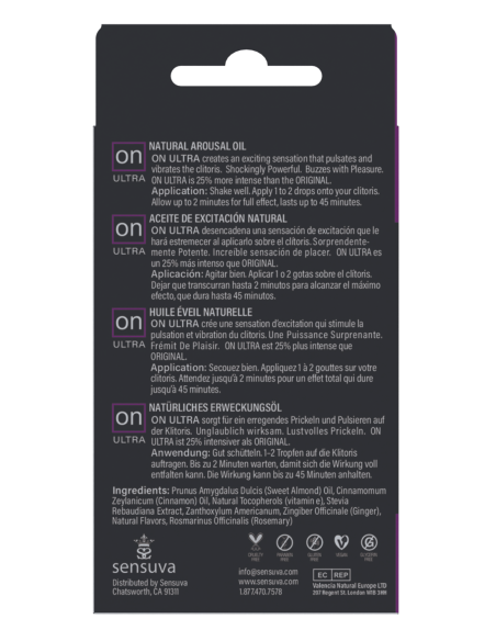 SENSUVA EN ACEITE ULTRA EXCITANTE 5ML