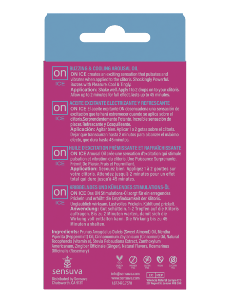 SENSUVA ON ICE AROUSAL OIL 5ML
