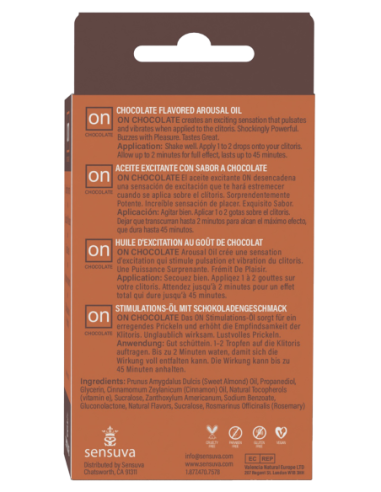 SENSUVA EN ACEITE DE EXCITACIÓN DE CHOCOLATE 5ML