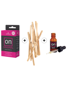 SENSUVA ON ORIGINAL AROUSAL OIL 5ML 12 PIEZAS Y PALITOS...