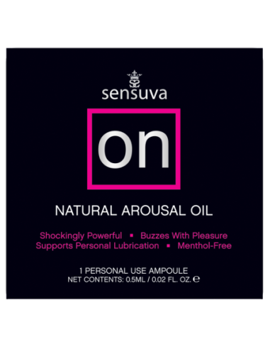 SENSUVA ON ORIGINAL AROUSAL OIL AMPOULE PACKET