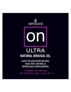SENSUVA ON ULTRA AROUSAL OIL SINGLE USE AMPOULE