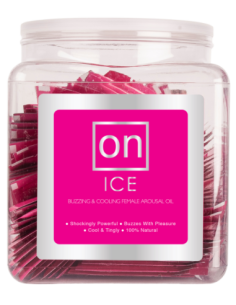 SENSUVA ON ICE AROUSAL OIL 75 PIECE SINGLE USE AMPOULE TUB