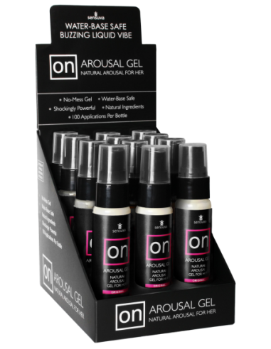 SENSUVA ON ORIGINAL AROUSAL GEL 12 PIECE DISPLAY