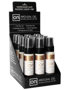 SENSUVA ON COFFEE CAKE AROUSAL GEL 12 PIECE DISPLAY